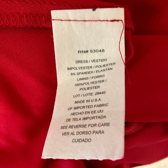 Colorful Cut Out Cold Shoulder Evening Gown Pink and Red Size 6 Nightway Formal - Picture 10 of 13